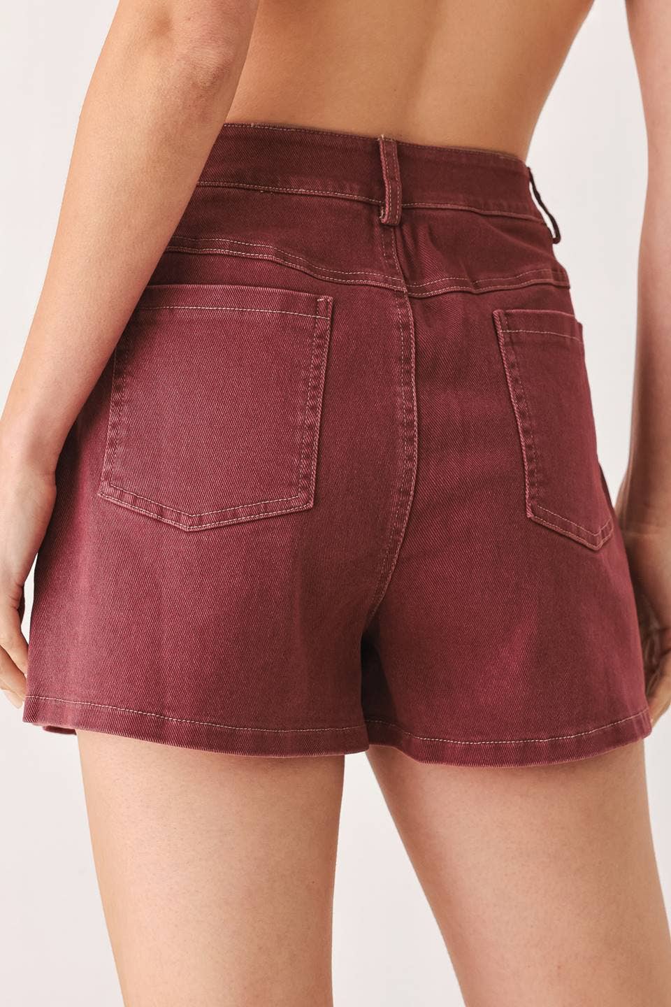 Merlot Woven Skort