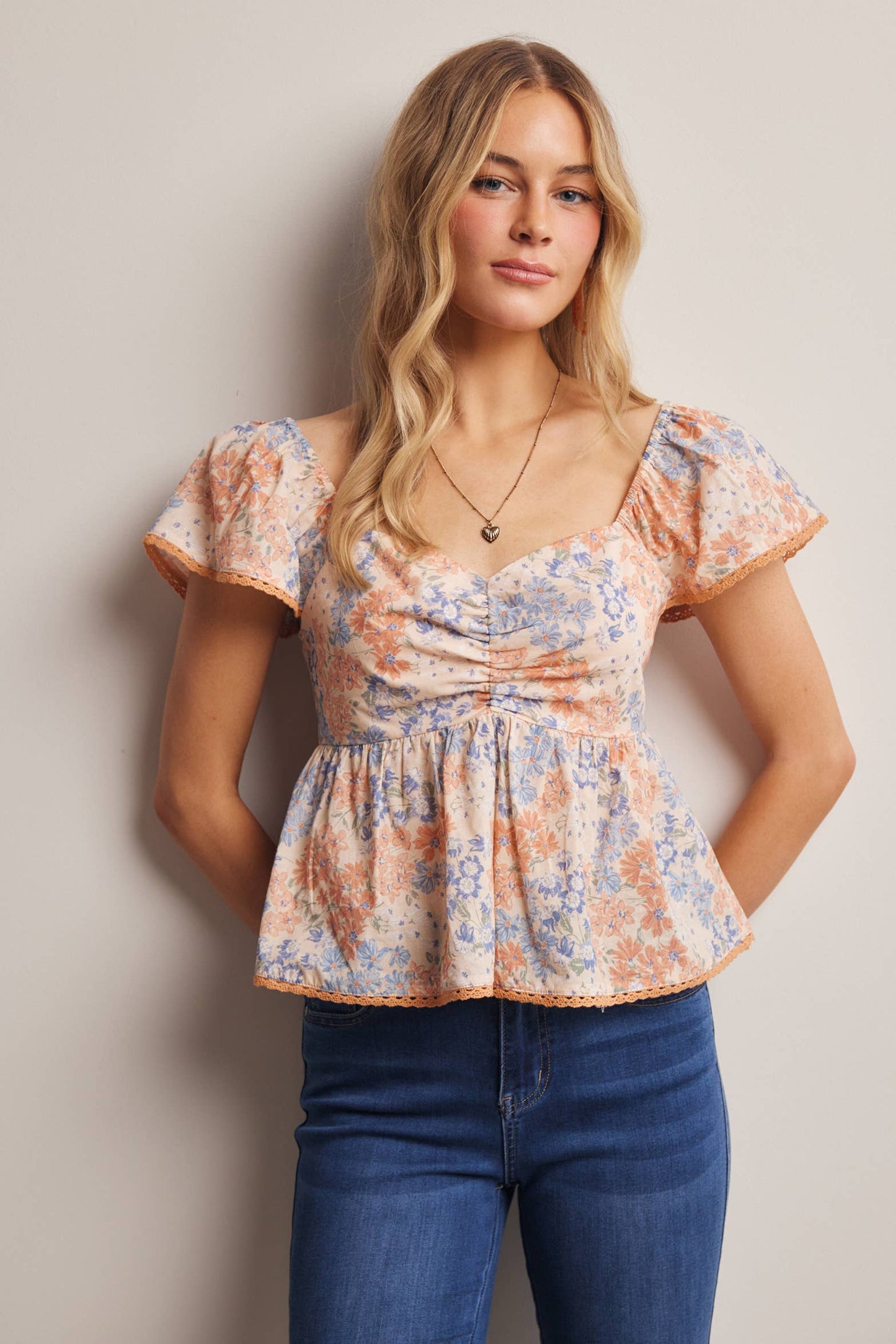 Garden Pleched Top
