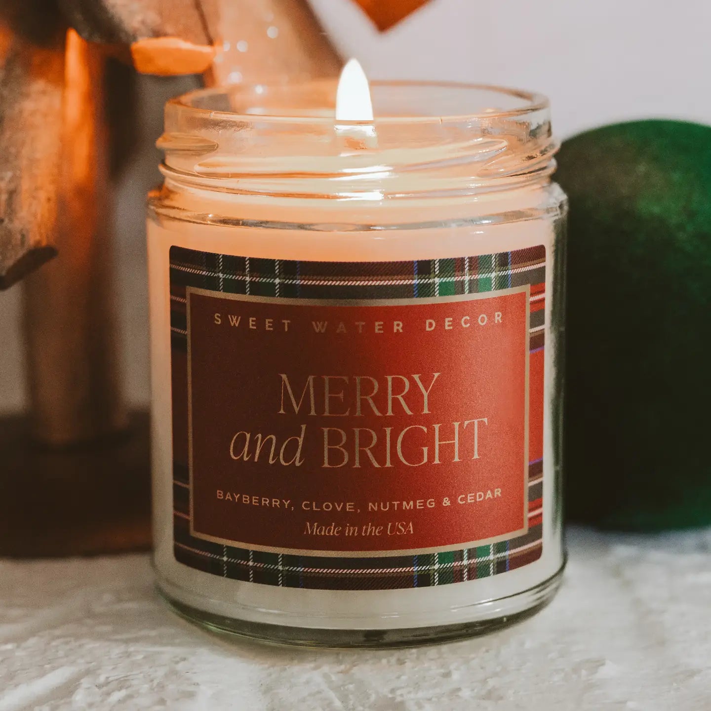 Merry and Bright 9 oz Soy Candle