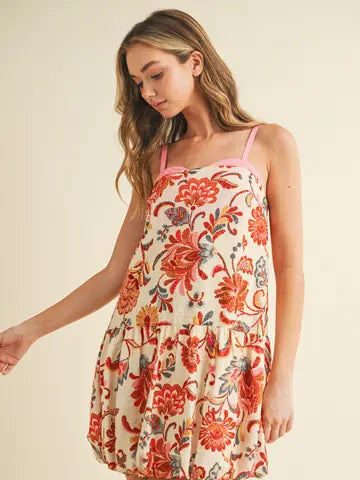 Cream Blossom Dress