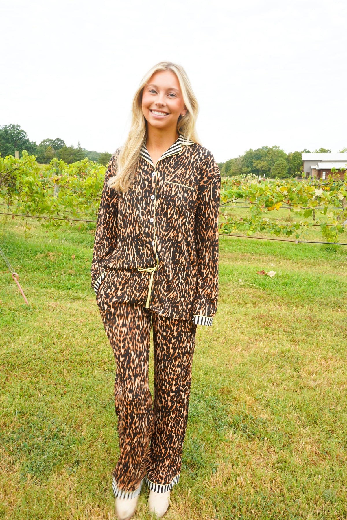 Luxe Leopard Pajama Set