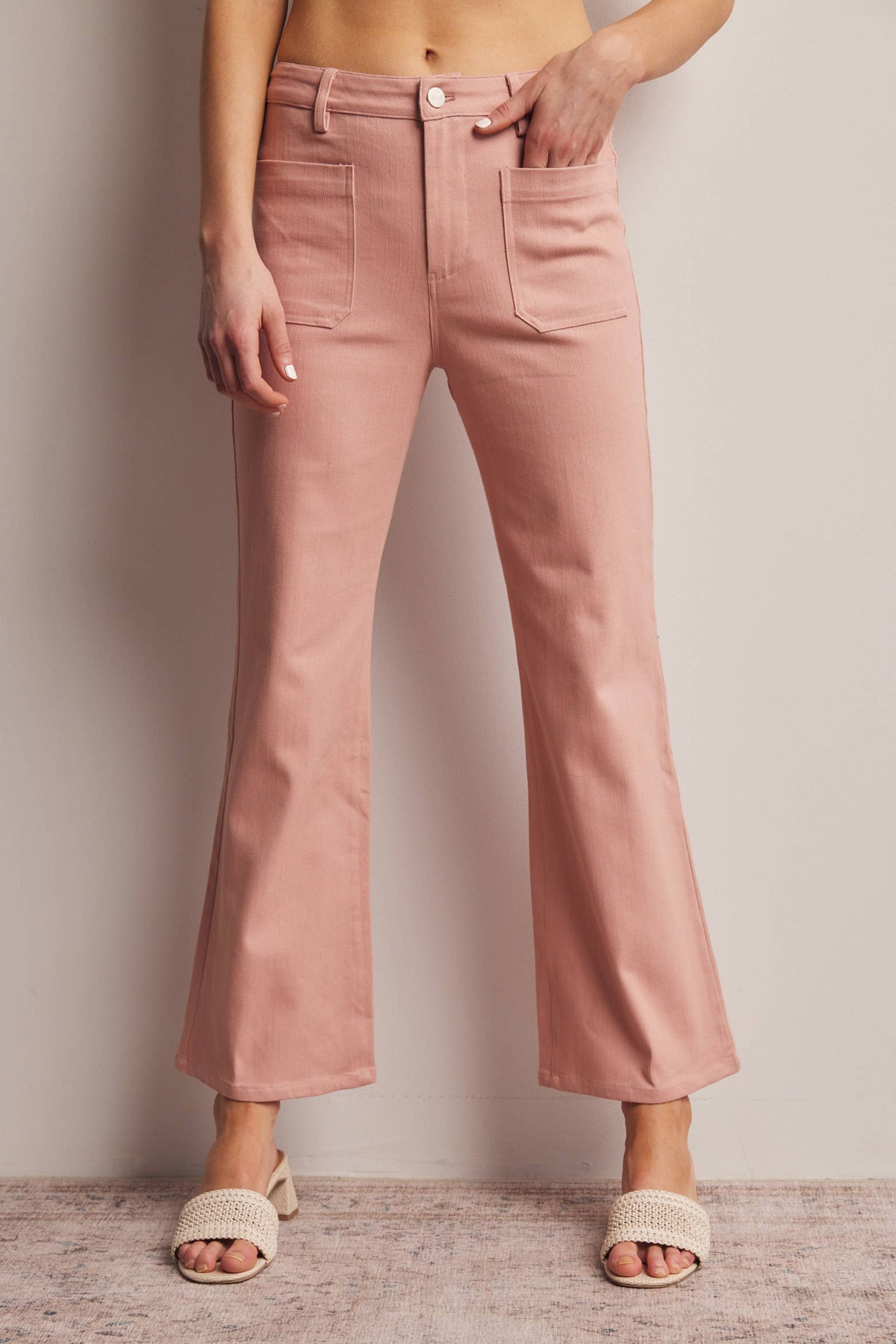Twill Straight Pants