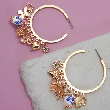 Porcelain Charm Earrings