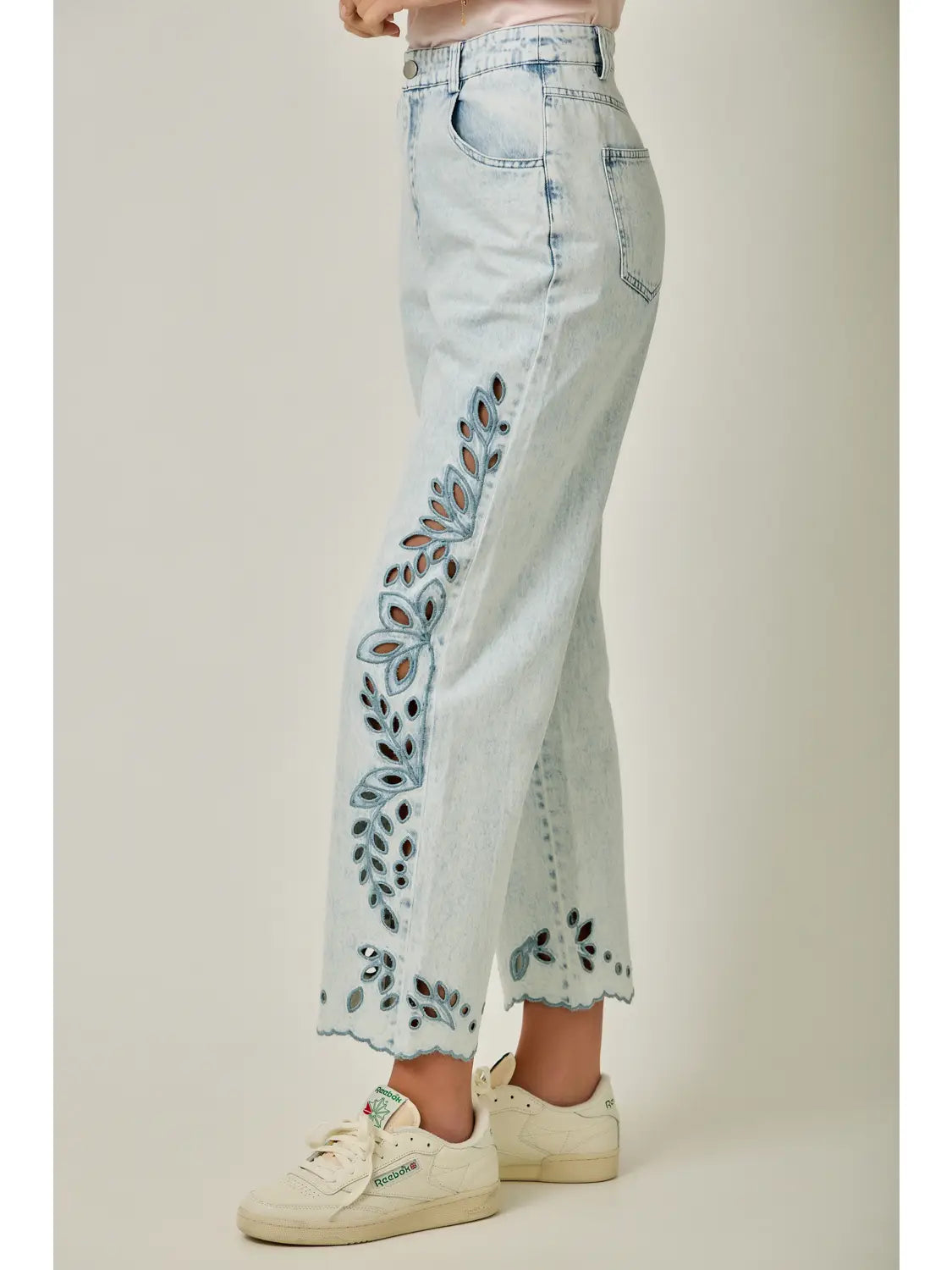 Eyelet Jeans