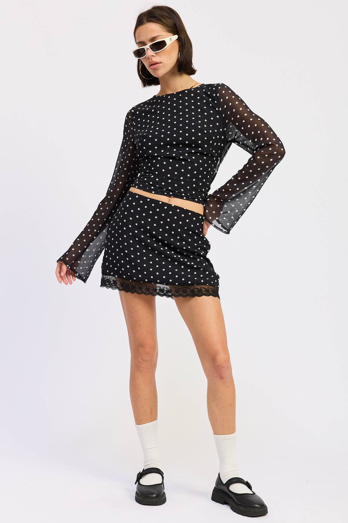 Spotted Sweetheart Top