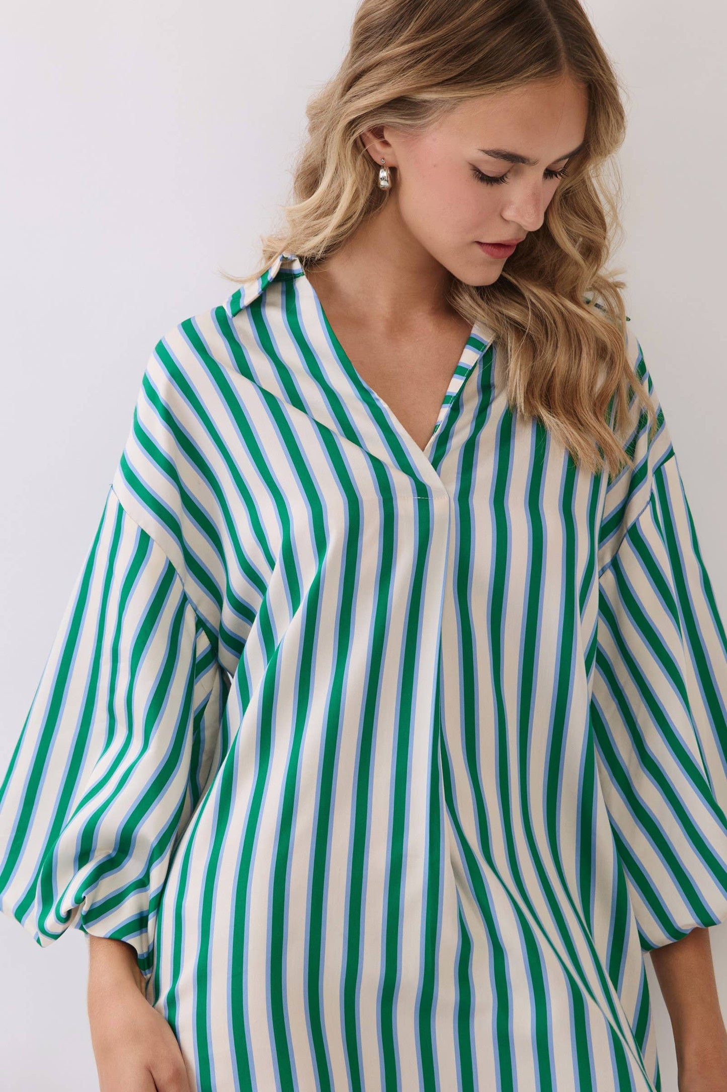 Green Balloon Dress