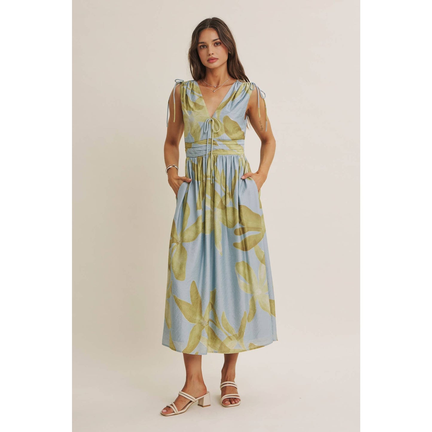 Sunset Oasis Midi Dress