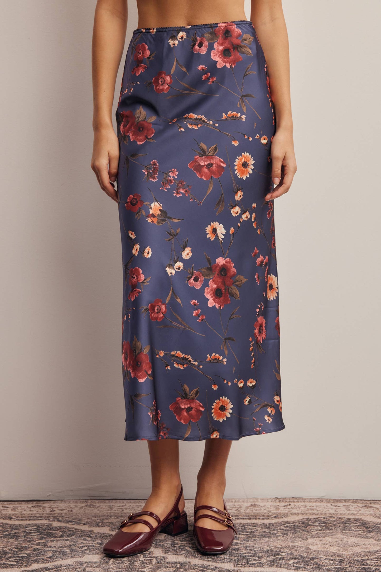 Bloom Satin Skirt