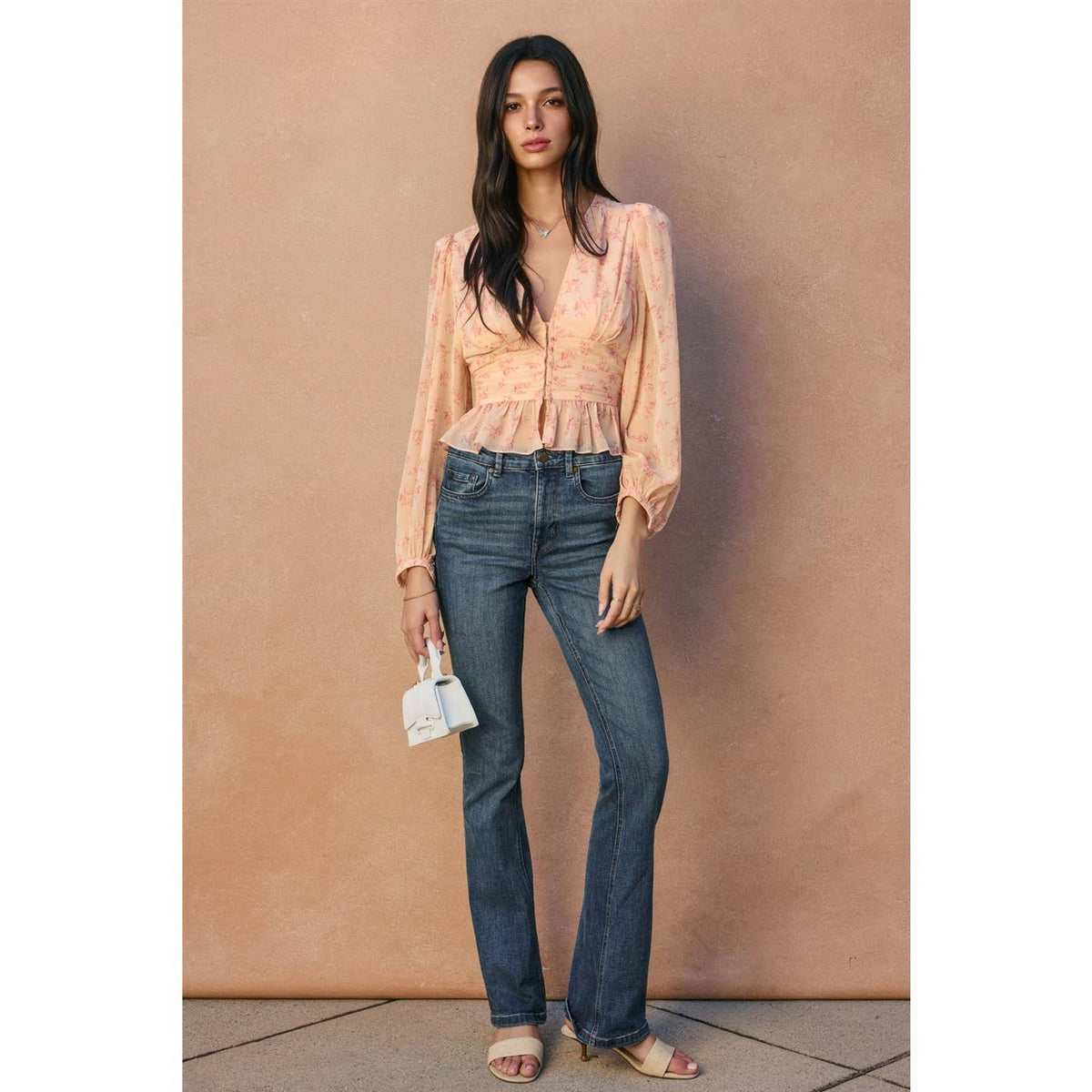 The Fleur Chiffon Blouse