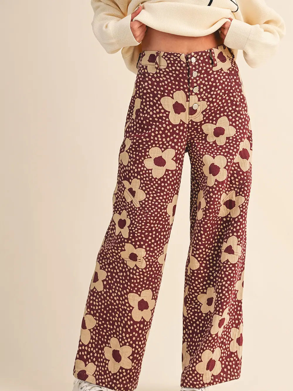 Romantic Floral Pants