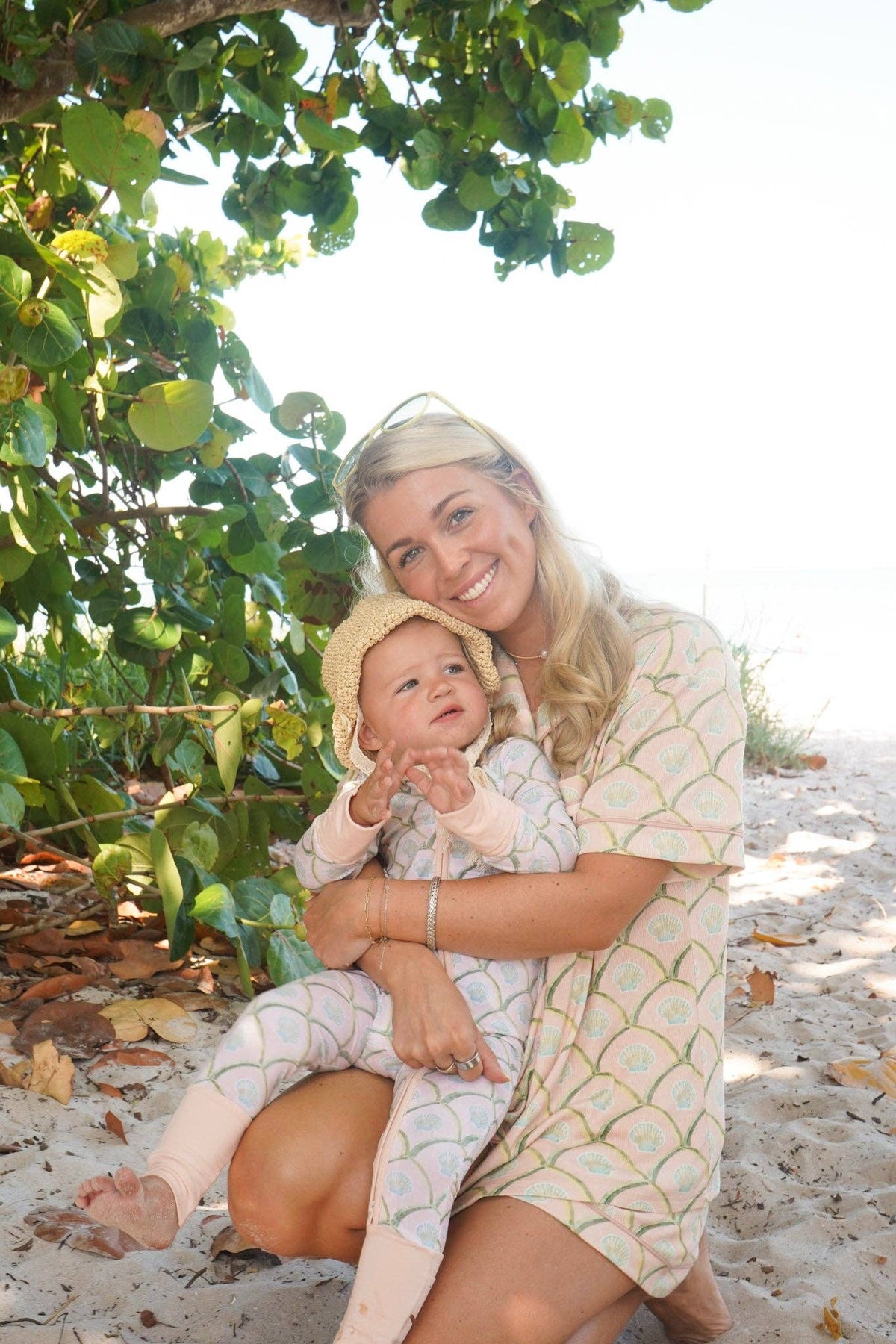 Salty Peach Pajama Set