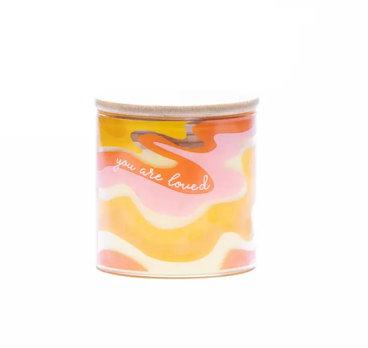 "You are loved" Candle