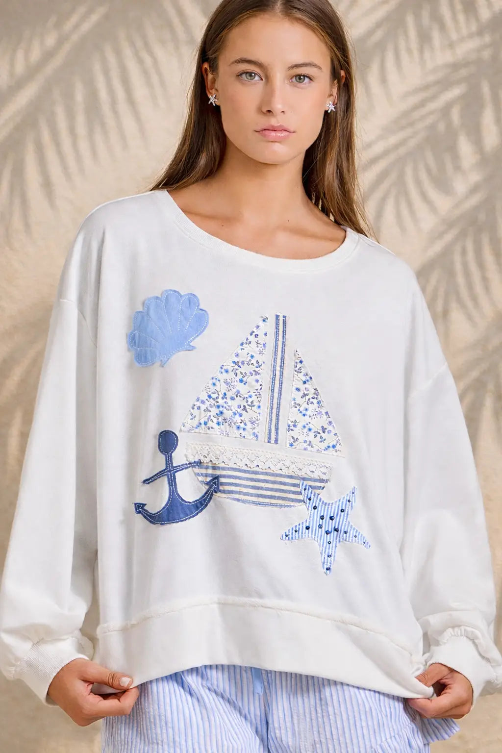 The Harbor Patchwork Pullover