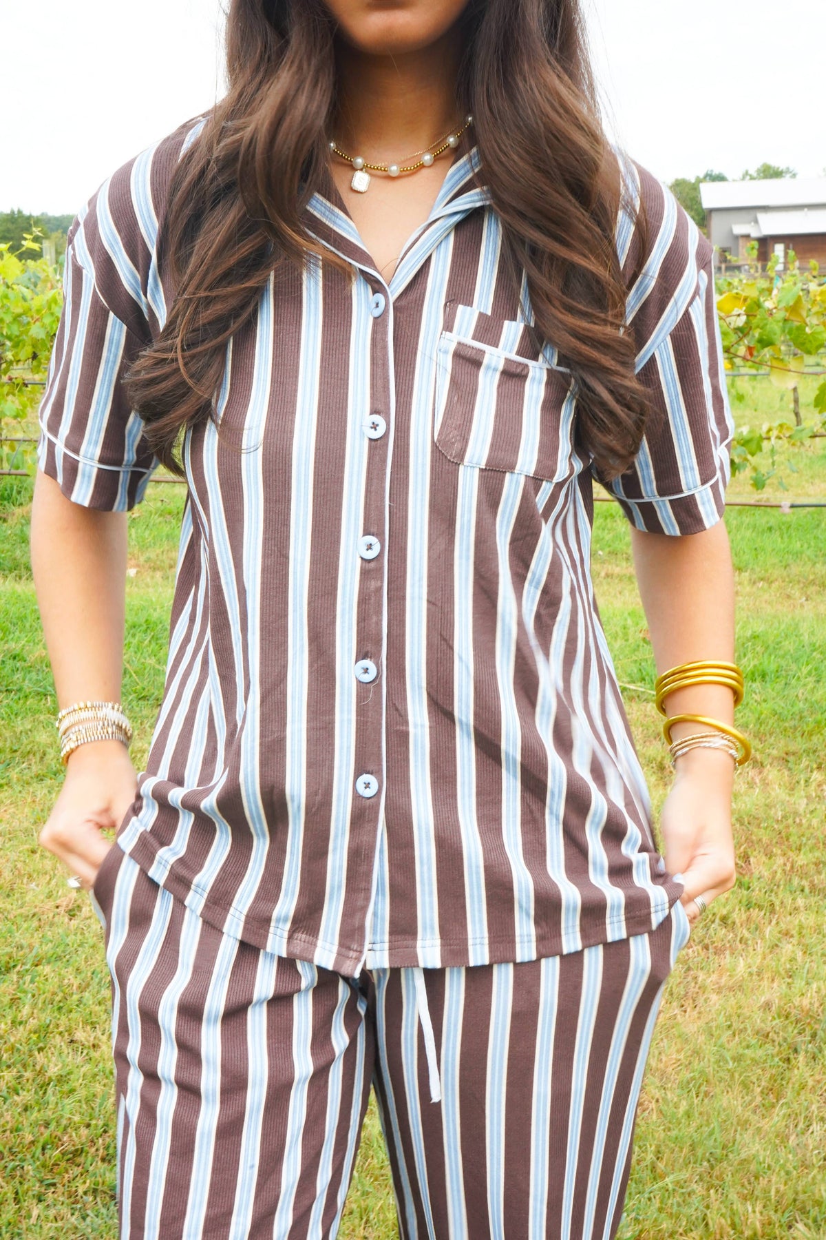 Chocolate Pajama Set