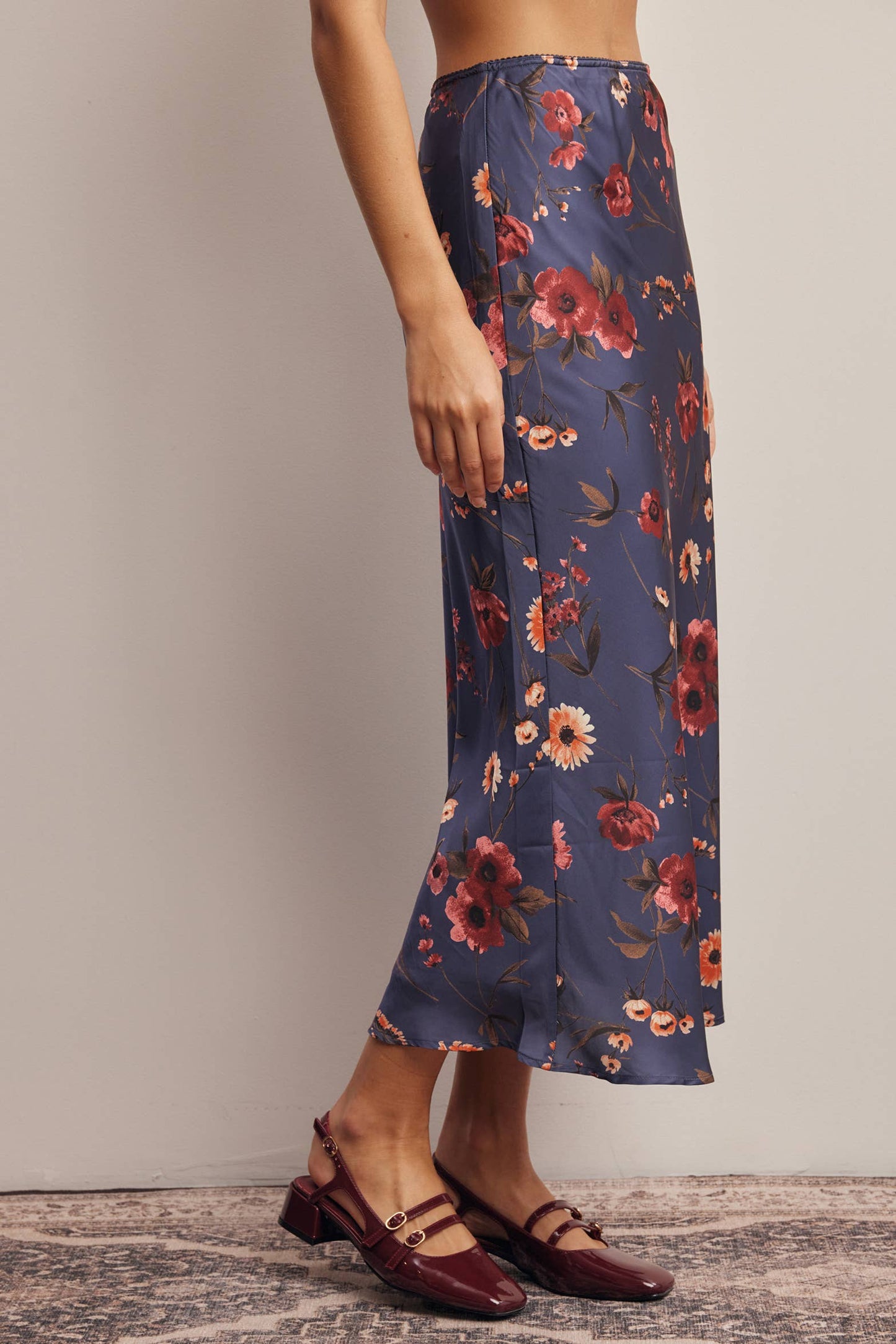 Bloom Satin Skirt
