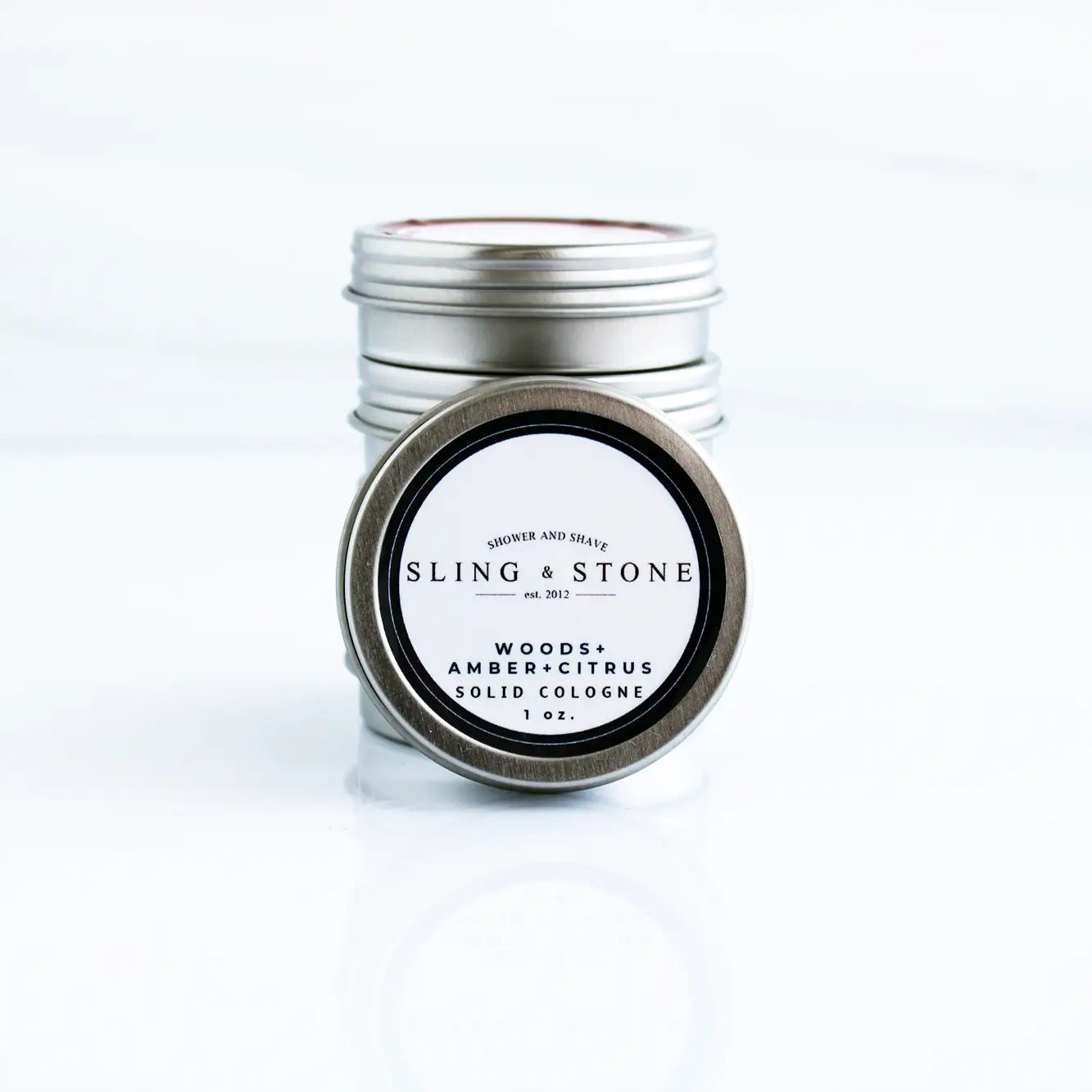 Solid Cologne Woods + Citrus + Amber